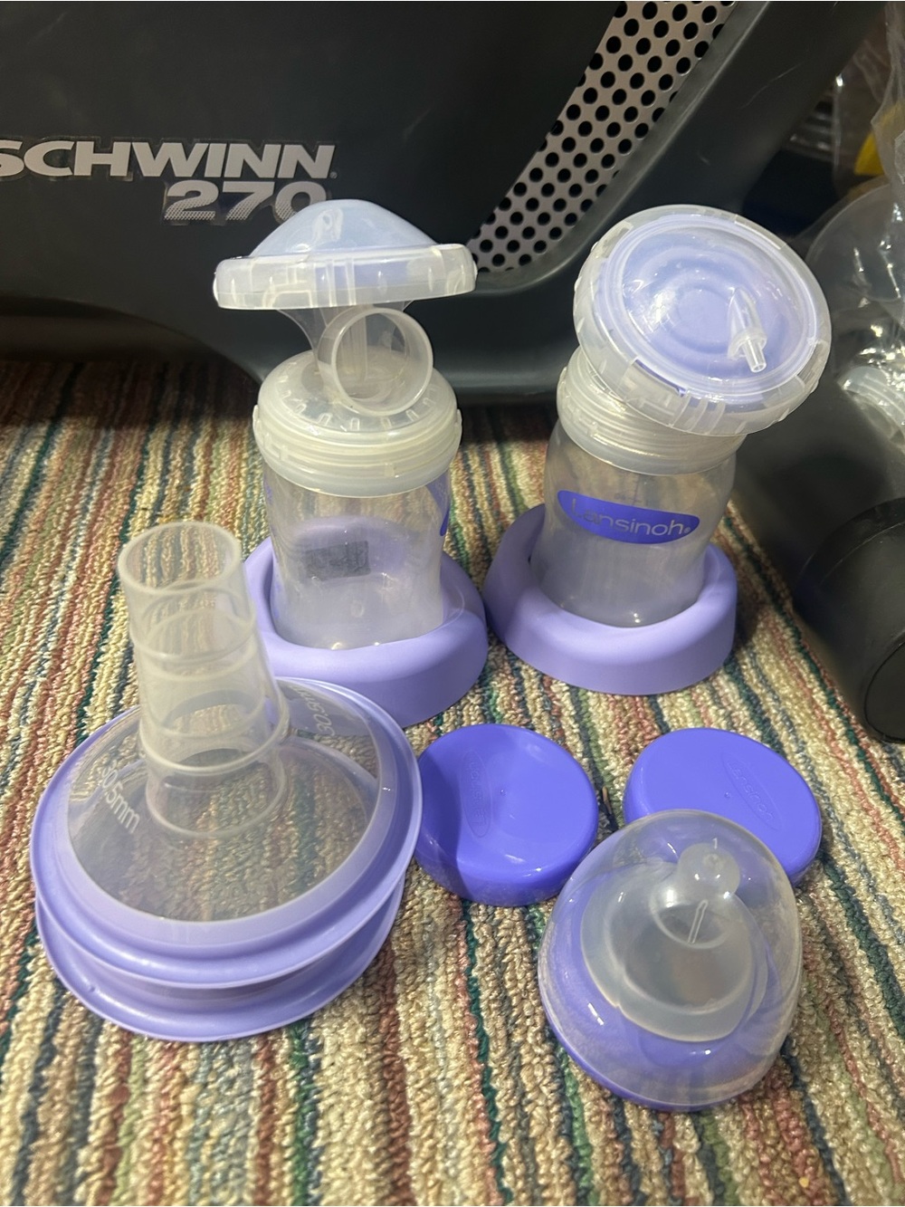 Lansinoh Breast Pump Accessories Set in Lavender